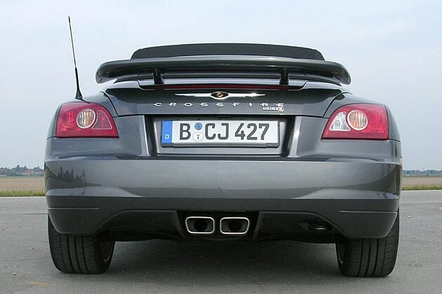 Beim SRT-6 steht der Heckspoiler fest