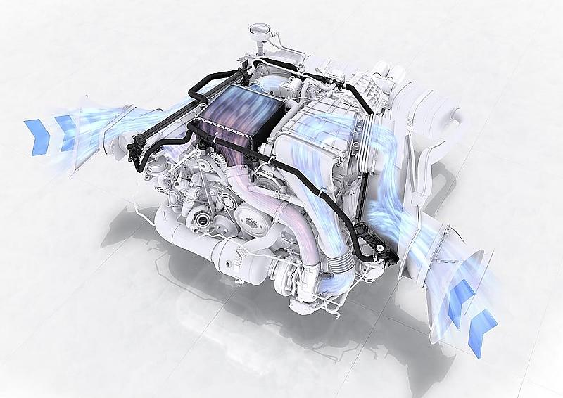 Porsche Boxster 718: Ladeluftkühlung