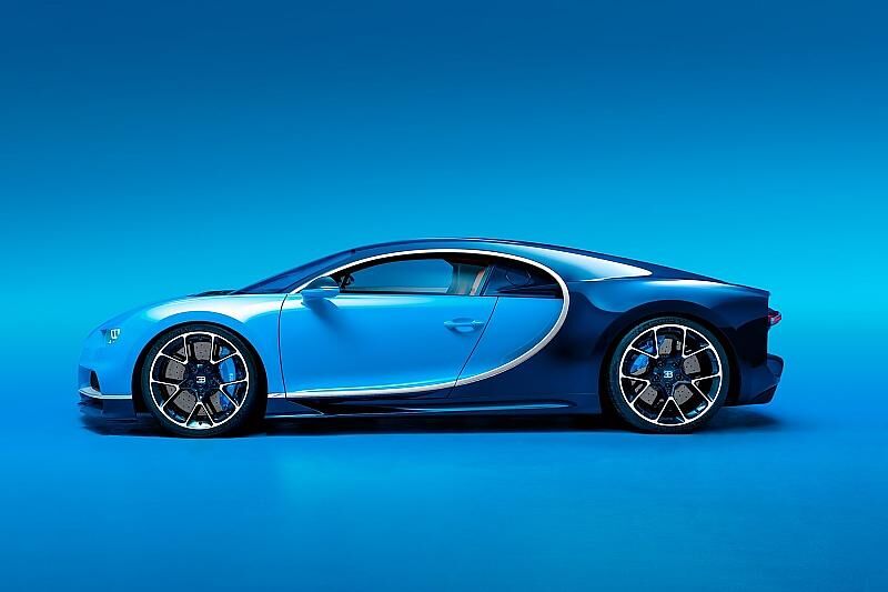 Der Bugatti Chiron ist 4,54 Meter lang