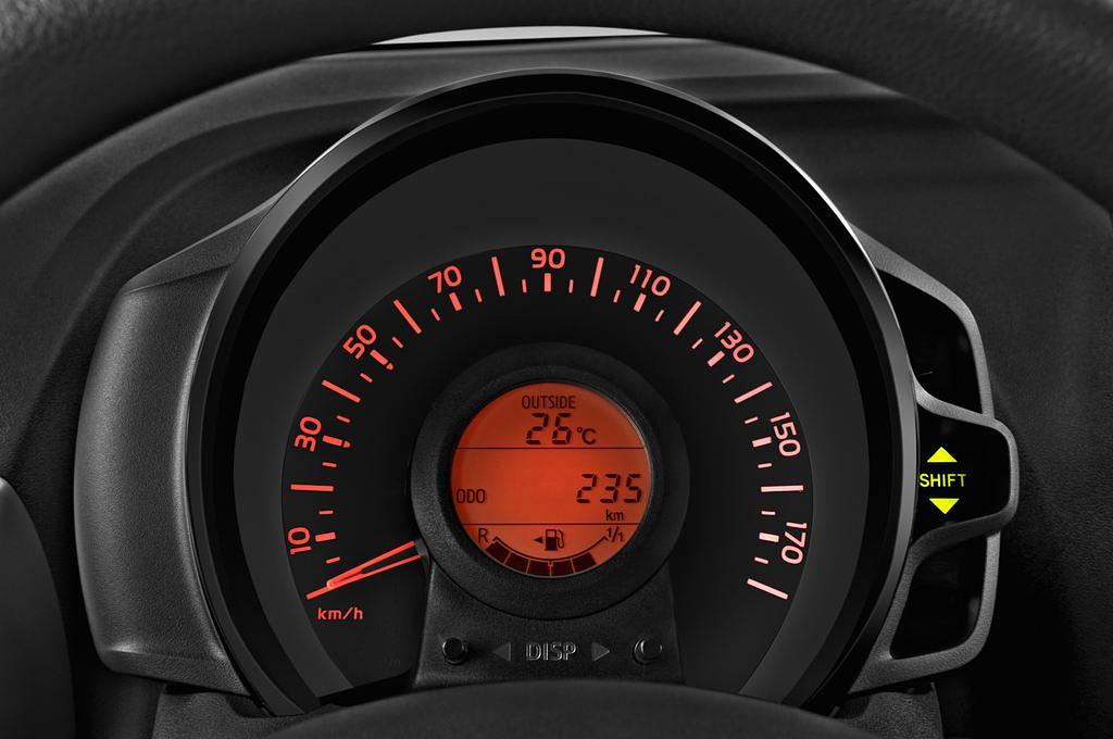Citroen C1 (Baujahr 2014) Feel 5 Türen Tacho und Fahrerinstrumente