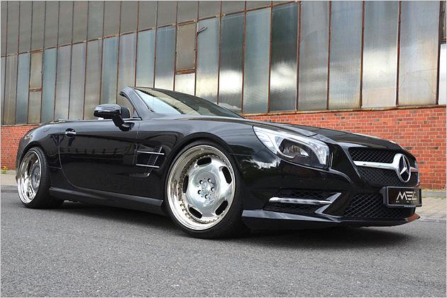Die von MEC Tuning veredelte SL-Klasse präsentiert sich sportlich und bullig