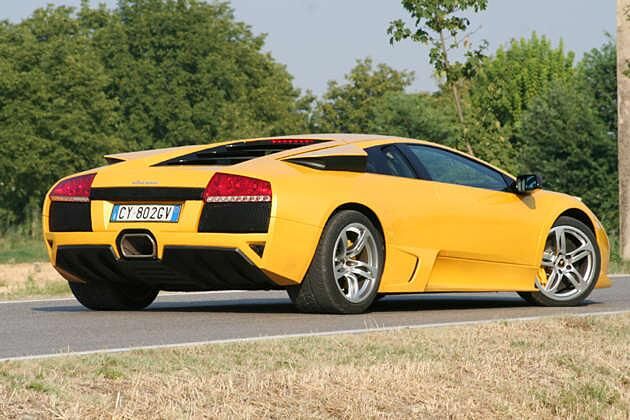 Ein Lamborghini hat eine unverwechselbare Form