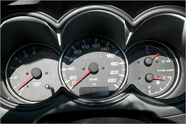 Die dreigeteilten Instrumente des Roadsters