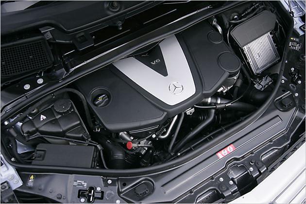 Der Dreiliter-Diesel des R 280 CDI ist mit 190 PS stark genug für die R-Klasse