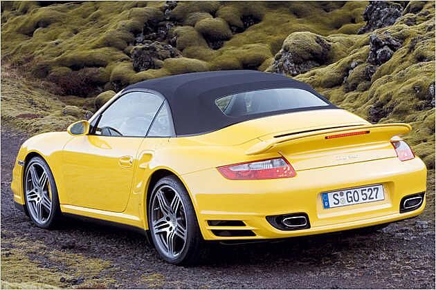 Heute geschlossen: Das Cabriolet wird von einer Stoffmütze bedeckt