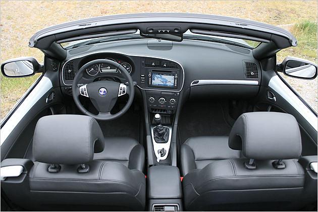 Schlicht, aber schick: Der Innenraum des 9-3 Cabriolets