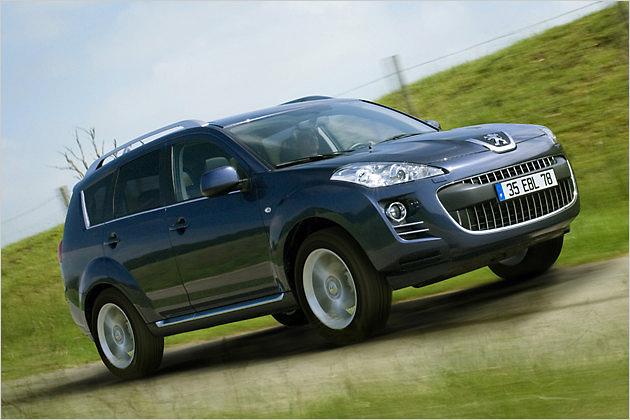 Mit dem 4007 wagt Peugeot sich erstmals auch ins Gelände