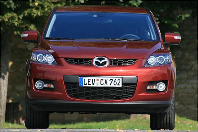 Eine Mischung aus RX-8 und 3 MPS: Die Front des CX-7