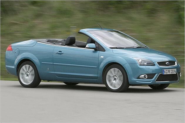 Offen ist das Focus-Cabriolet ein sehenswertes Mobil