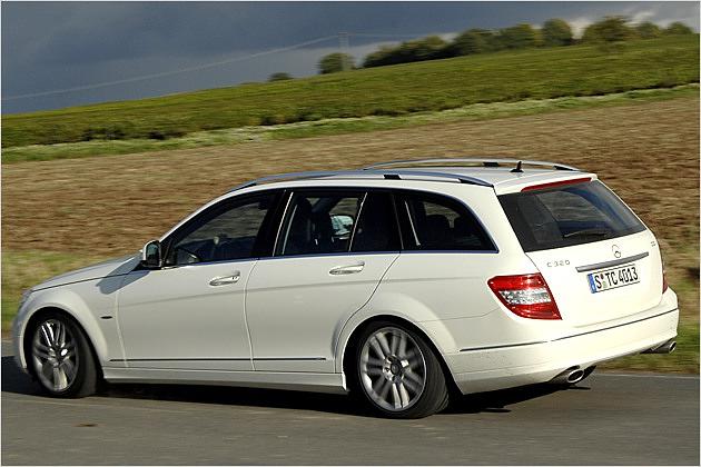 Für sportliche Fahrweise geeignet: Mercedes C-Klasse T-Modell