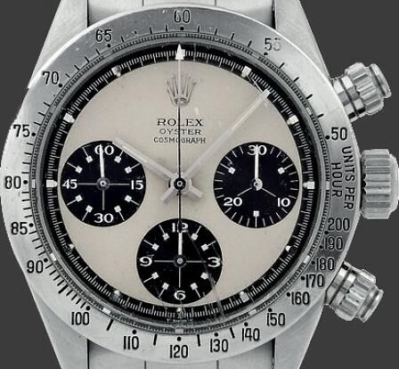 Rolex Daytona Paul Newman mit dem typtischen Paul-Newman-Ziffernblatt.