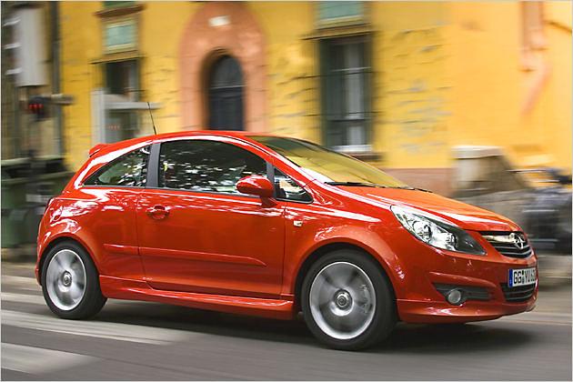 Der Corsa GSi sprintete in 8,1 Sekunden auf Tempo 100