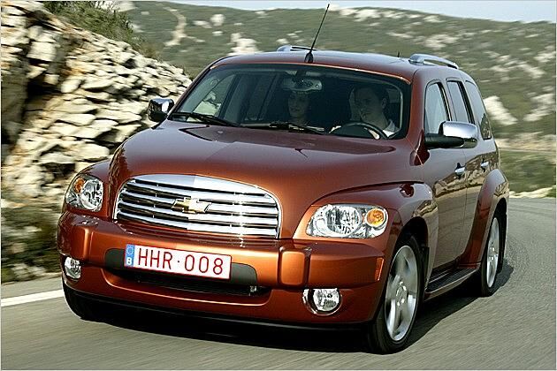 Der Chevrolet HHR orientiert sich optisch am Chevy Suburban von 1949