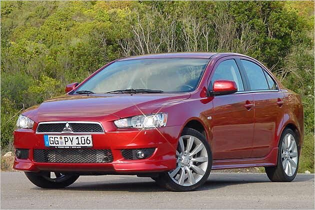Die neue Mitsubishi Lancer Sportlimousine kommt derzeit auf den Markt