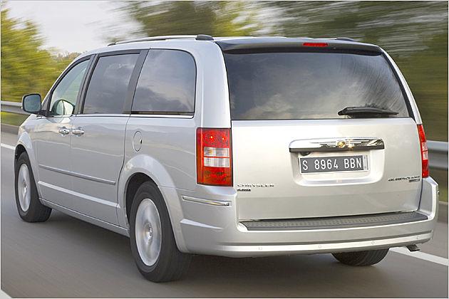 Klassisch klare Linien am Heck des Grand Voyager