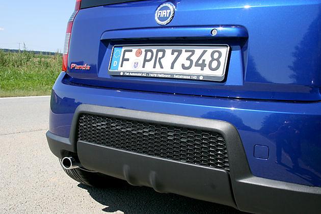 Im Detail: Waben auch am Heck