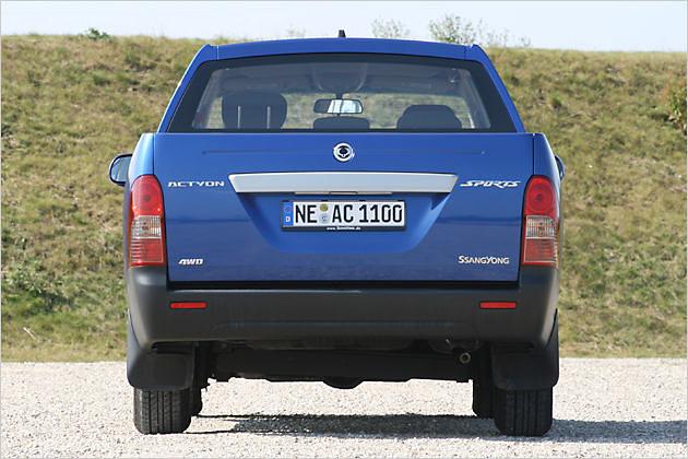 4WD: Der Actyon Sports wird serienmäßig mit zuschaltbarem Allradantrieb geliefert