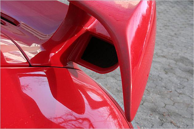 Die Staudrucksammler versorgen den Motor mit Verbrennungsluft
