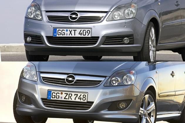 Alt und neu: Die neue Version (unten) hat eine etwas dynamischere Schürze