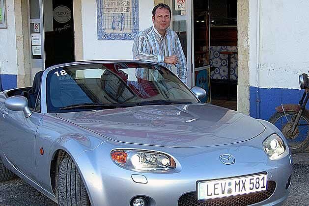 Auto News-Redakteur Peter Hoffmann: "Der MX-5 bietet extrem viel Fahrspaß für wenig Geld"