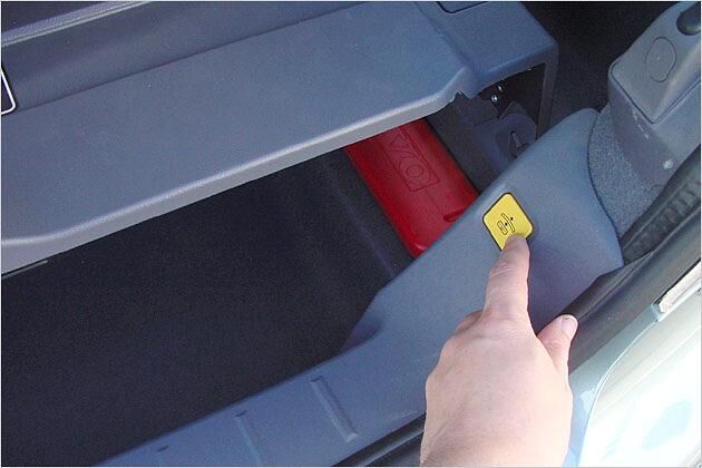 Beim C70 lässt sich das Problem per Knopfdruck lösen ...