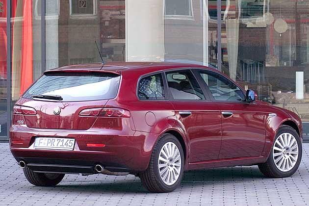 Alu-Räder gehören zur Serienausstattung aller 159 Sportwagon
