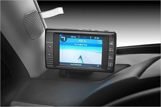 Ein GPS-Navigationsgerät ist bestellbar