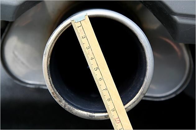 Außendurchmesser des Sportendrohrs: Knapp 10 Zentimeter