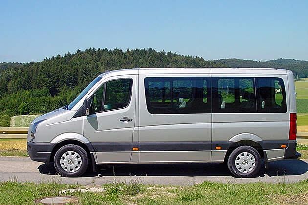 Nur eine von zahllosen Varianten: Crafter 35 Kombi mit mittlerem Radstand