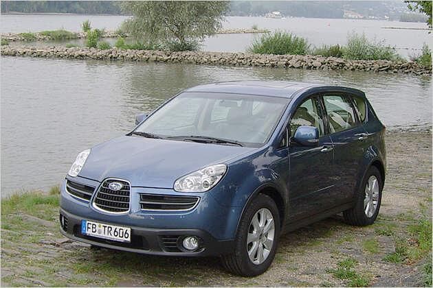 Noch ungewohnte Front mit neuem Subaru-Design: B9 Tribeca