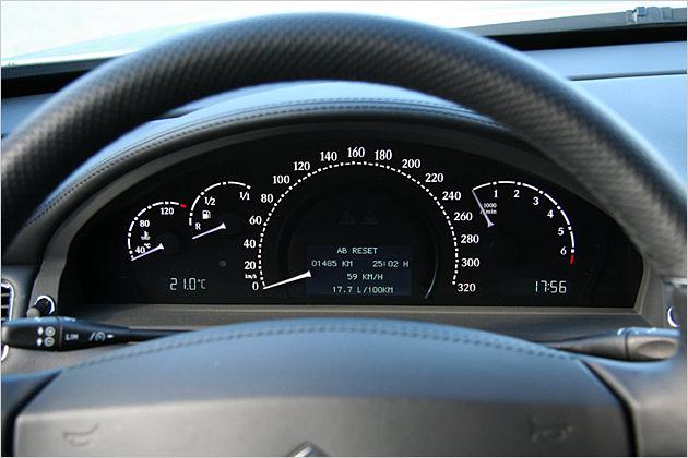 DerTacho reicht bis 320 km/h