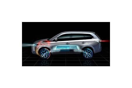 Mitsubishi: Outlander Plug-in Hybrid EV erstmals in Paris zu sehen