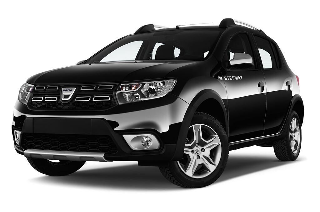 Dacia Sandero (Baujahr 2017) Stepway 5 Türen seitlich vorne mit Felge