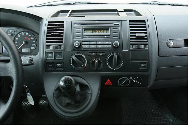 Das CD-Radio und die Klimaanlage kosten Aufpreis