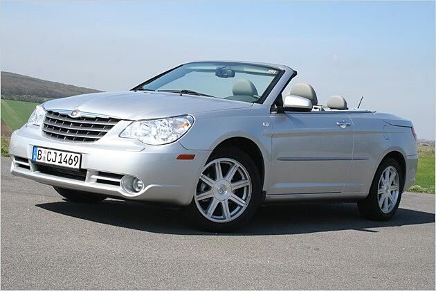 Chrysler Sebring Cabrio: Schicke Optik mit markanten Linien