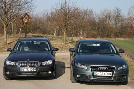 Vergleich Audi A4 3.0 TDI vs. BMW 330xd