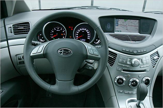 Klare Sache: Die röhrenförmigen Instrumente des Subaru-SUV