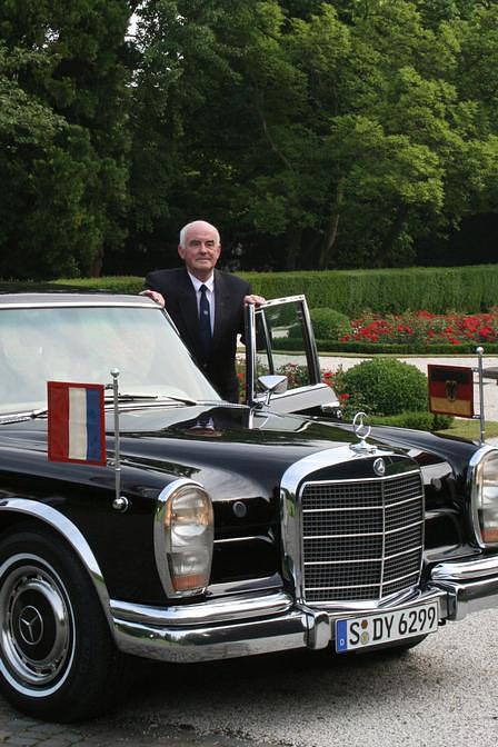 Peter Schellhammer und der Mercedes S 600 Pullman