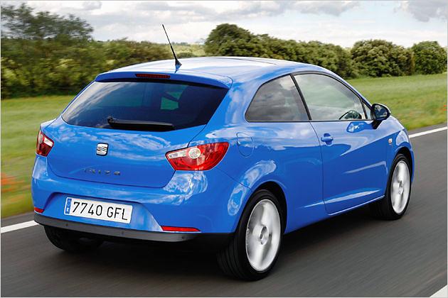 In 10,4 Sekunden rennt das Ibiza Sportcoupé mit 105-PS-Benziner auf Tempo 100