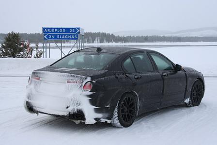 Erprobung 7er BMW in Arjeplog