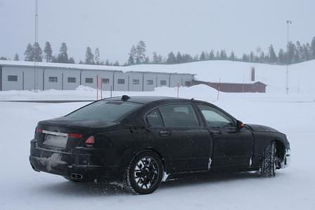 Erprobung 7er BMW in Arjeplog