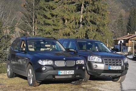 BMW X3 vs. Land Rover Freelander II