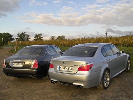 BMW M5 - Maserati Quattroporte (0004)