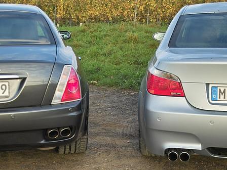BMW M5 - Maserati Quattroporte (0006)