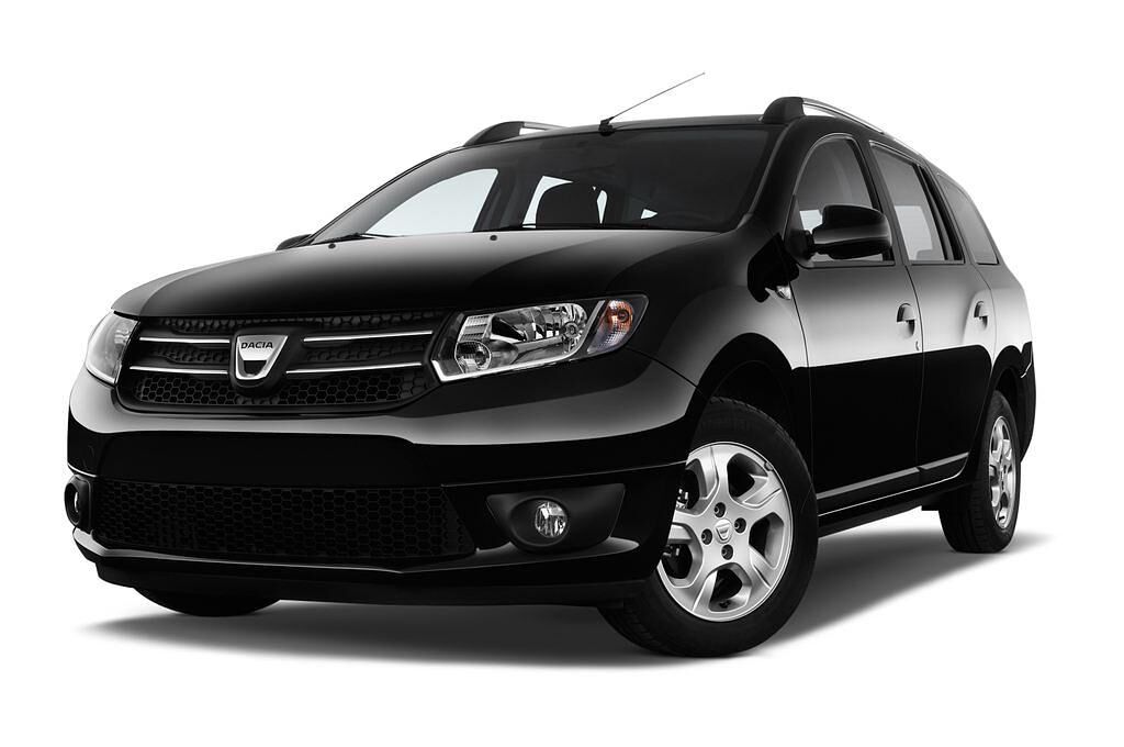 Dacia Logan (Baujahr 2013) Prestige 5 Türen seitlich vorne mit Felge