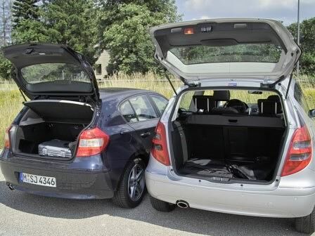BMW 116i gegen Mercedes A 170