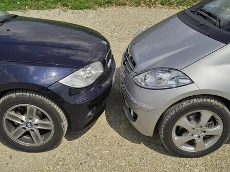 BMW 116i gegen Mercedes A 170