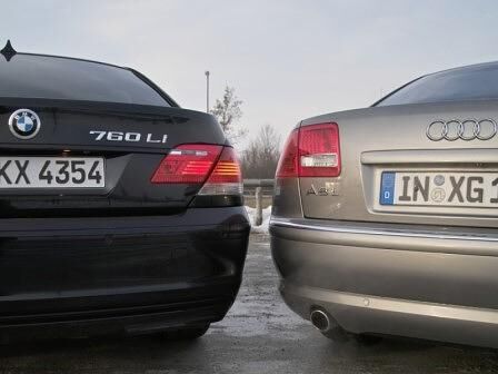BMW 760 Li und Audi A8 4.2 L