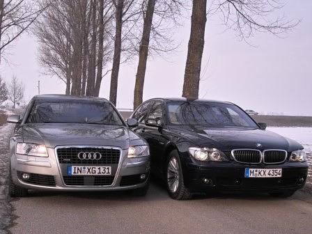 BMW 760 Li und Audi A8 4.2 L