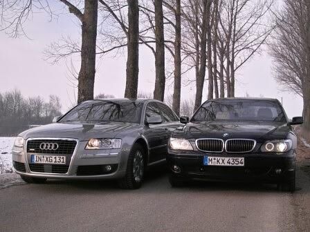 BMW 760 Li und Audi A8 4.2 L